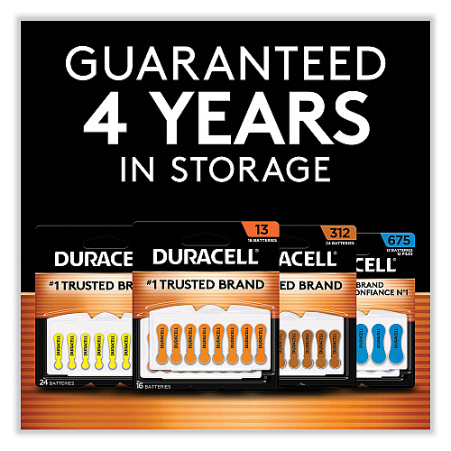 Duracell Hearing Aid Battery, #312, 8/Pack (DA312B8ZM09)