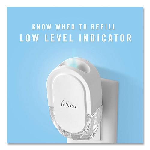 Febreze PLUG Air Freshener Warmer, 2.5" x 3" x 4", Off White, 4/Carton (68232)
