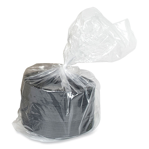 Pactiv Meadoware Impact Plastic Dinnerware, Plate, 6" dia, Black, 1,000/Carton (YMI6E)