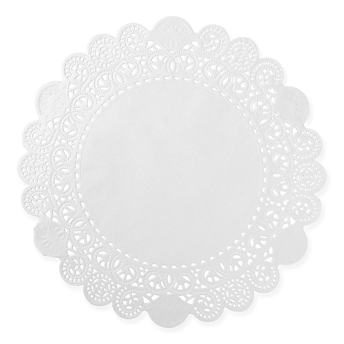 AmerCareRoyal Lace Doilies, Round, 10", White, 5,000/Carton (LD10)