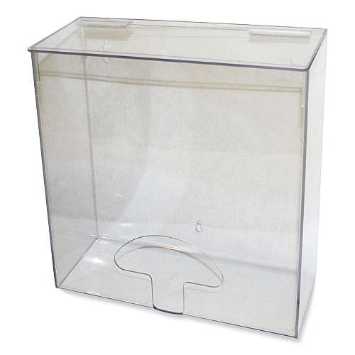 AmerCareRoyal Dispenser, Hairnets/Bouffant Caps/BeardCovers, 5 x 12 x 12, Clear (RPHDL)