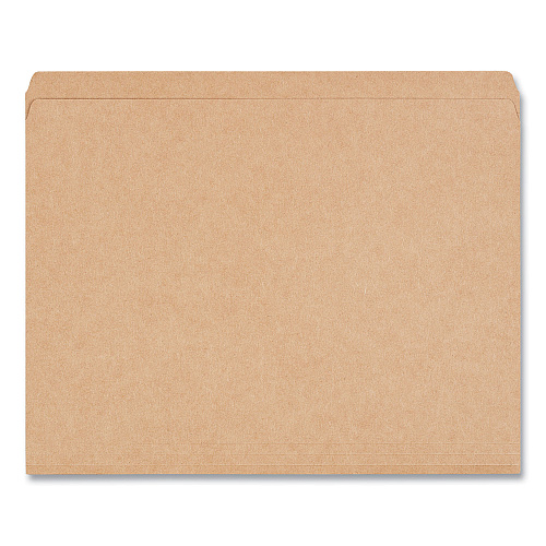 Universal Reinforced Kraft Top Tab File Folders, Straight Tabs, Letter Size, 0.75" Expansion, Brown, 100/Box (UNV16130)