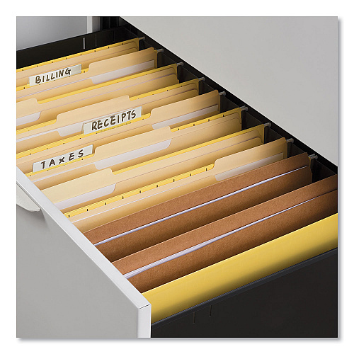 Universal Reinforced Kraft Top Tab File Folders, Straight Tabs, Legal Size, 0.75" Expansion, Brown, 100/Box (UNV16140)