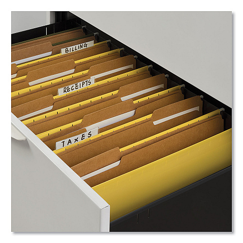 Universal Reinforced Kraft Top Tab File Folders, 1/3-Cut Tabs: Assorted, Legal Size, 0.75" Expansion, Brown, 100/Box (UNV16143)