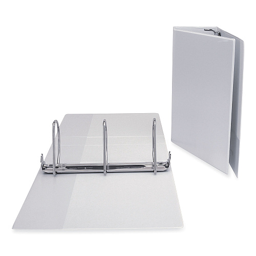 Universal Slant D-Ring View Binder, 3 Rings, 5" Capacity, 11 x 8.5, White (UNV20997)