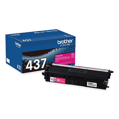 Brother TN437M Ultra High-Yield Toner, 8,000 Page-Yield, Magenta
