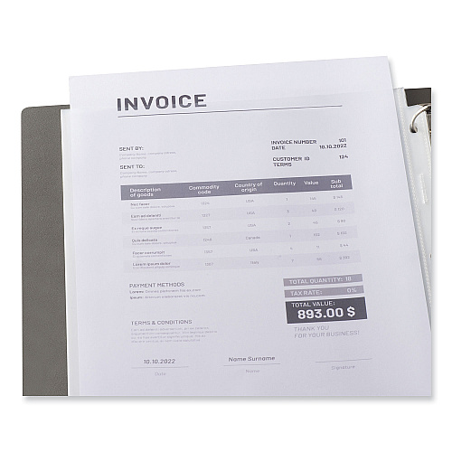 Universal Top-Load Poly Sheet Protectors, Heavy Gauge, Letter Size, Clear, 25/Pack (UNV21137)