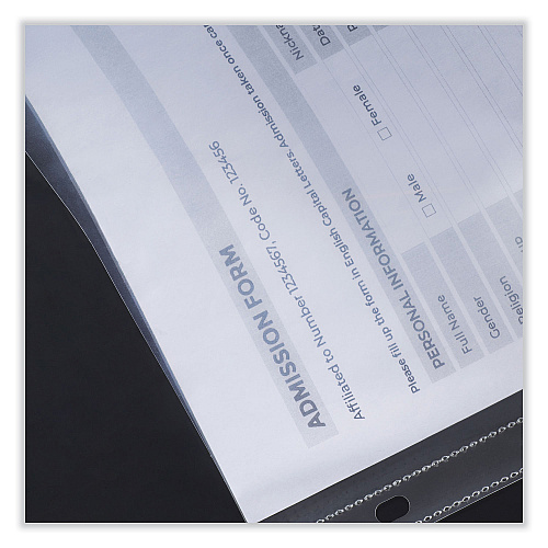 Universal Top-Load Poly Sheet Protectors, Heavy Gauge, Letter Size, Clear, 25/Pack (UNV21137)