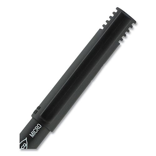 uni-ball ONYX Roller Ball Pen, Stick, Extra-Fine 0.5 mm, Black Ink, Black Barrel, Dozen (60040)