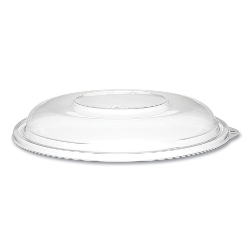 Dart PresentaBowls Lids, Clear, Fits 24-64 oz Bowls, 7.3" Diameter x 1.1"hj, Plastic, 252/Carton (PET64BDL)