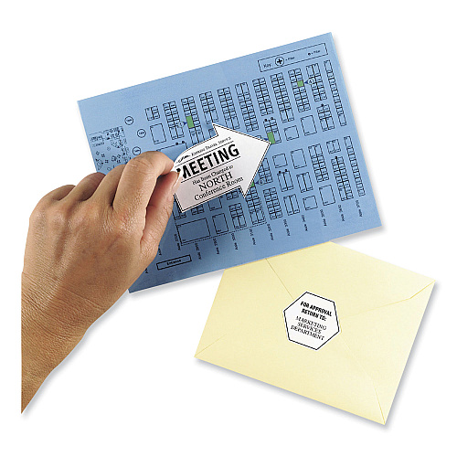 Avery Removable Multi-Use Labels, Inkjet/Laser Printers, 8.5 x 11, White, 25/Pack (6465)