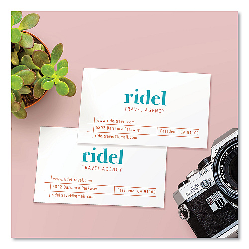 Avery Printable Microperforated Business Cards w/Sure Feed Technology, Inkjet, 2 x 3.5, White, 1,000 Cards, 10/Sheet, 100 Sheets/Bx (8471)