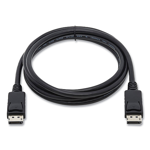 Tripp Lite DisplayPort Cable with Latches (M/M), 6 ft, Black (P580006)