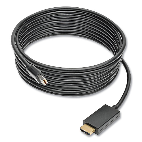 Tripp Lite Mini DisplayPort/Thunderbolt to HDMI Cable Adapter, 6 ft, Black (P586006HDMI)