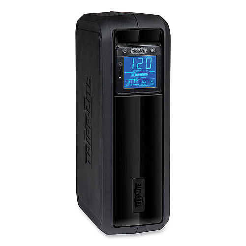 Tripp Lite OmniSmart LCD Line-Interactive UPS Tower, 8 Outlets, 900 VA, 870 J (OMNI900LCD)
