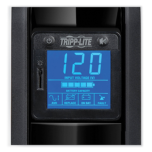 Tripp Lite OmniSmart LCD Line-Interactive UPS Tower, 8 Outlets, 900 VA, 870 J (OMNI900LCD)