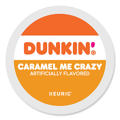 Dunkin Donuts K-Cup Pods, Caramel Me Crazy, 22/Box (1277)