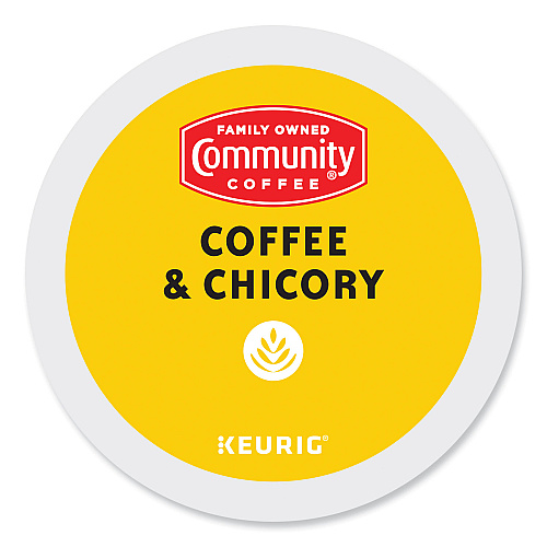 Community Coffee Coffee and Chicory K-Cup, 24/Box (6414CC)