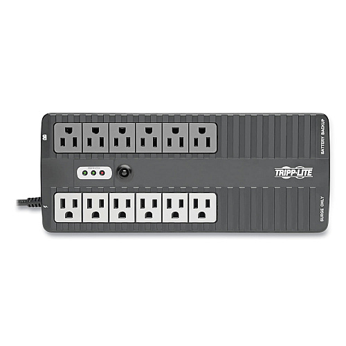 Tripp Lite Internet Office Ultra-Compact Desktop Standby UPS, 12 Outlets, 900 VA, 420 J (INTERNET900U)