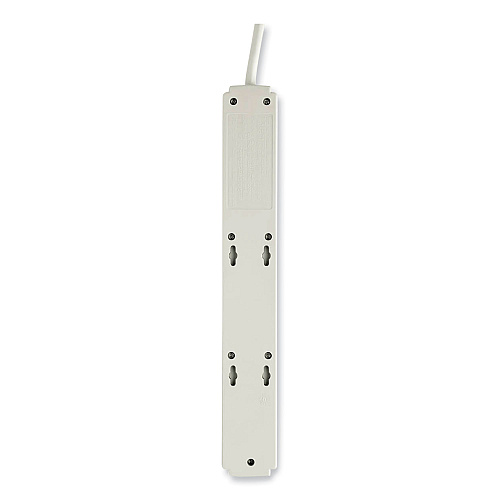 Tripp Lite Protect It! Surge Protector, 6 AC Outlets/2 USB Ports, 6 ft Cord, 990 J, Cool Gray (TLP606USB)