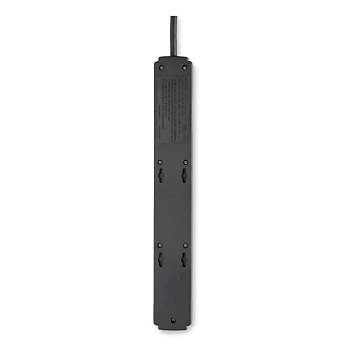 Tripp Lite Protect It! Surge Protector, 6 AC Outlets/2 USB Ports, 6 ft Cord, 990 J, Black (TLP606USBB)