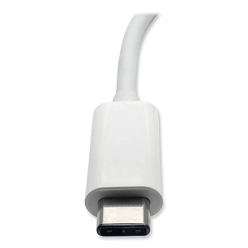Tripp Lite USB 3.1 Gen 1 USB-C to HDMI Adapter, USB-A/USB-C PD Charging/Gigabit Ethernet, 3", White (U44406NHGUC)