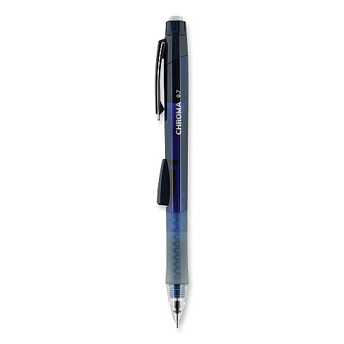 uni-ball Chroma Mechanical Pencil, 0.7 mm, HB (#2), Black Lead, Cobalt Barrel, Dozen 0.7 mm Black Lead - HB, #2 - Cobalt Blue Barrel - 1 Dozen (70134)