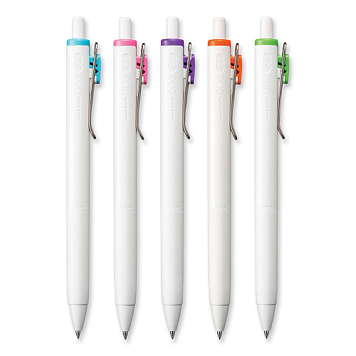uni-ball uniONE Gel Pen, Retractable, Medium 0.7 mm, Assorted Fashion Ink Colors, Assorted Barrel Colors, 5/Pack (70381)