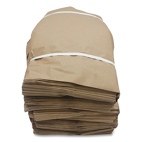 Kari-Out Kraft Paper Bags, Natural Kraft Flat Handles, 10" x 6" x 13", Natural, 250/Carton (1200110)