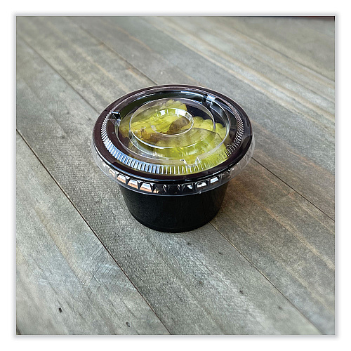 Boardwalk&reg; Souffle/Portion Cups, 4 oz, PP, Black, 2500/CT (BWKPRTN4BL)