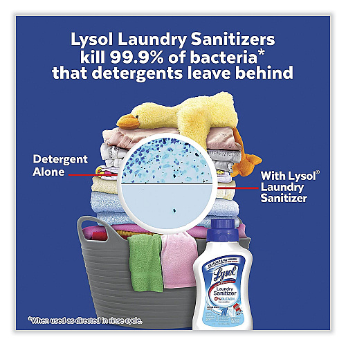 Lysol Liquid Laundry Sanitizer, Crisp Linen Scent - Thumbnail 5