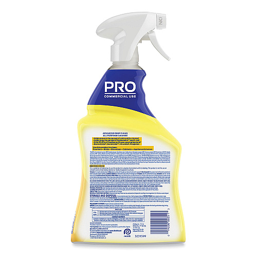 Lysol&reg; Advanced Deep Clean All Purpose Cleaner, Lemon Breeze, 32 oz Trigger Spray Bottle (00351EA)