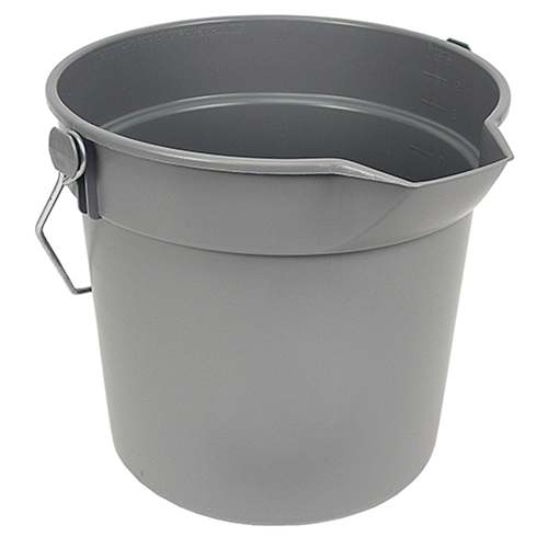 Bucket 10 Quart Deluxe Gray, Case Of 12 (5510)