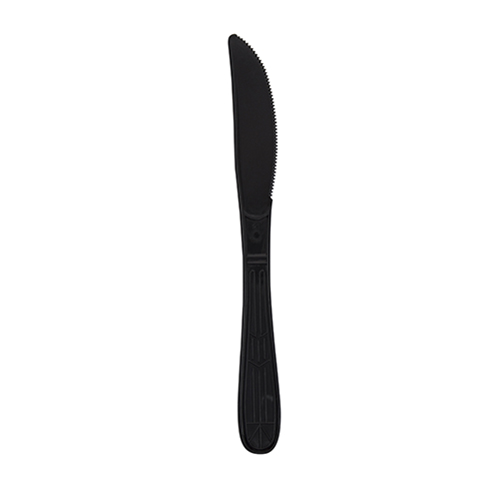 Knife Ebony Heavyweight Polysty Indv, Case Of 1000 (CPSHWKNIWE4)
