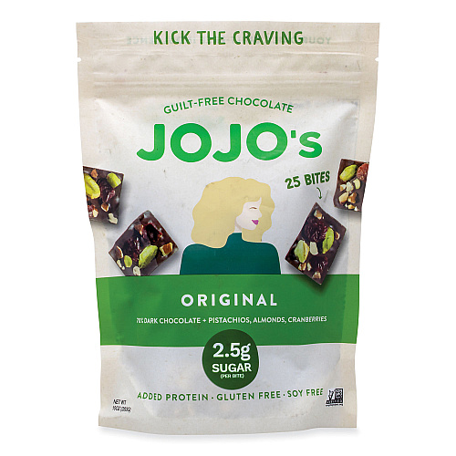 JOJO's Chocolate Original Dark Chocolate Bites, 10 oz Bag (22002039)
