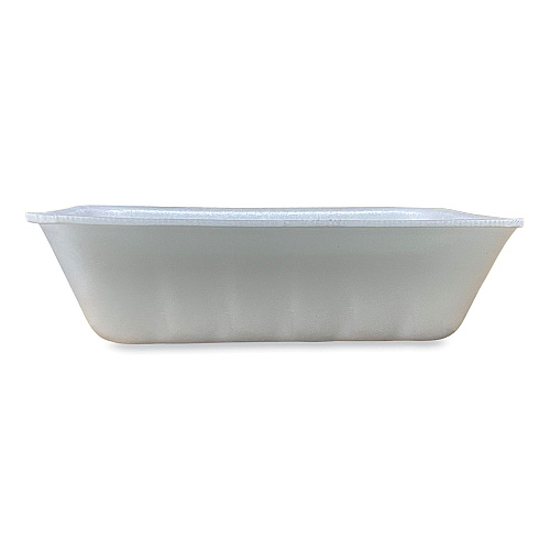GEN Meat Trays, #42K, 8.75 x 6.32 x 2.25, White, 252/Carton (GEN42WH)