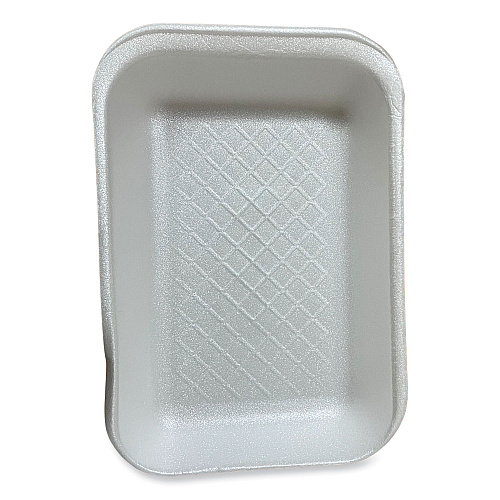 GEN Meat Trays, #2D, 8.56 x 6.1 x 1.2, White, 500/Carton (GEN2DWH)