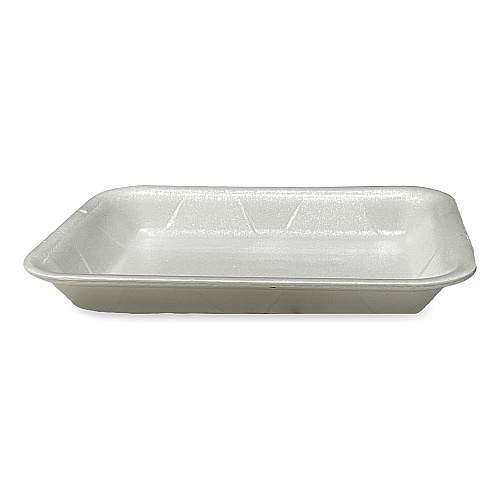 GEN Meat Trays, #4P, 9.5 x 7.19 x 1.2, White, 500/Carton (GEN4PWH)