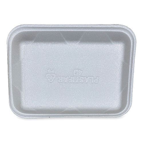 GEN Meat Trays, #4D, 9.47 x 7.12 x 1.32, White, 500/Carton (GEN4DWH)