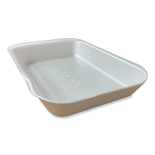 GEN Meat Trays, #2D, 8.56 x 6.1 x 1.2, White, 500/Carton (GEN2DWH)