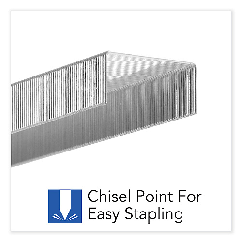 Swingline S.F. 3 Premium Staples, 0.25" Leg, 0.5" Crown, Steel, 5,000/Box (35440)