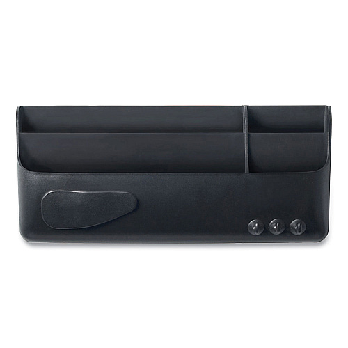 MasterVision Magnetic SmartBox Organizer, 9 x 4, Black (SM010101)