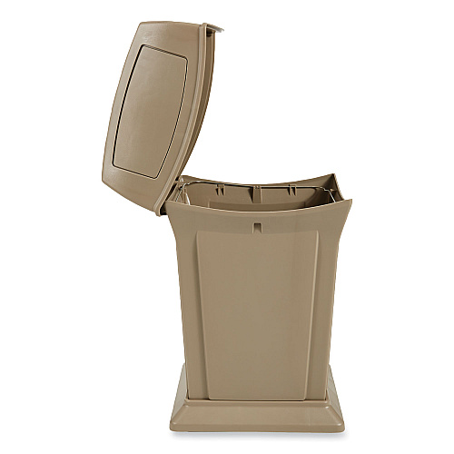 Rubbermaid Commercial Ranger Fire-Safe Container, Two Doors, 45 gal, Structural Foam, Beige (917188BG)