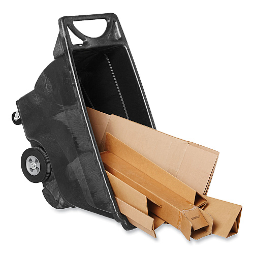 Rubbermaid Commercial Structural Foam Tilt Truck, 101 gal, 850 lb Capacity, Plastic, Black (9T14BLA)