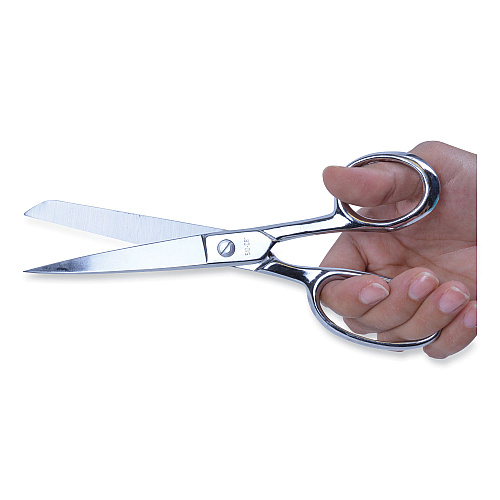 Clauss Hot Forged Carbon Steel Shears, 8" Long, 3.88" Cut Length, Straight Nickel Handle (10257)