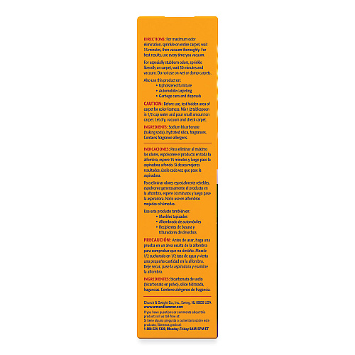 Arm & Hammer Fresh Scentsations Carpet Odor Eliminator, Island Mist, 30 oz Box, 6/Carton (3320011535)