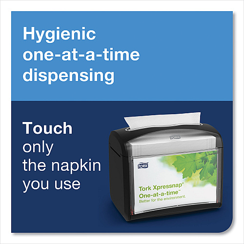 Tork&reg; Xpressnap N4 Tabletop Napkin Dispenser System, Black (6232100)