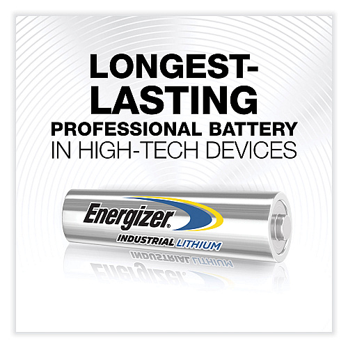 Energizer Industrial Lithium AAA Battery, 1.5 V, 4/Pack (LN92PK)