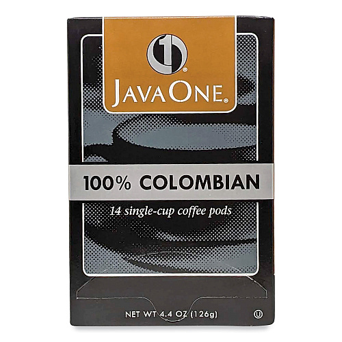 Java One Coffee Pods, Colombian Supremo, Single Cup, 14/Box (30200)