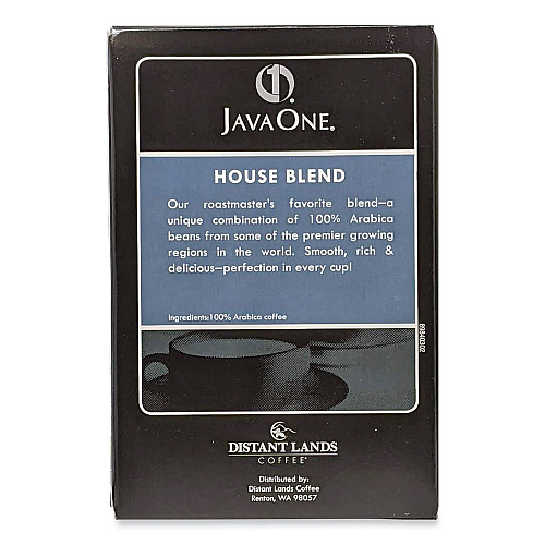Java One Coffee Pods, House Blend, Single Cup, 14/Box (40300)